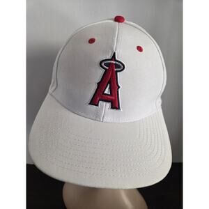 Los Angeles Angels 6th Man Adjustable White Hat Baseball Cap Lightweight